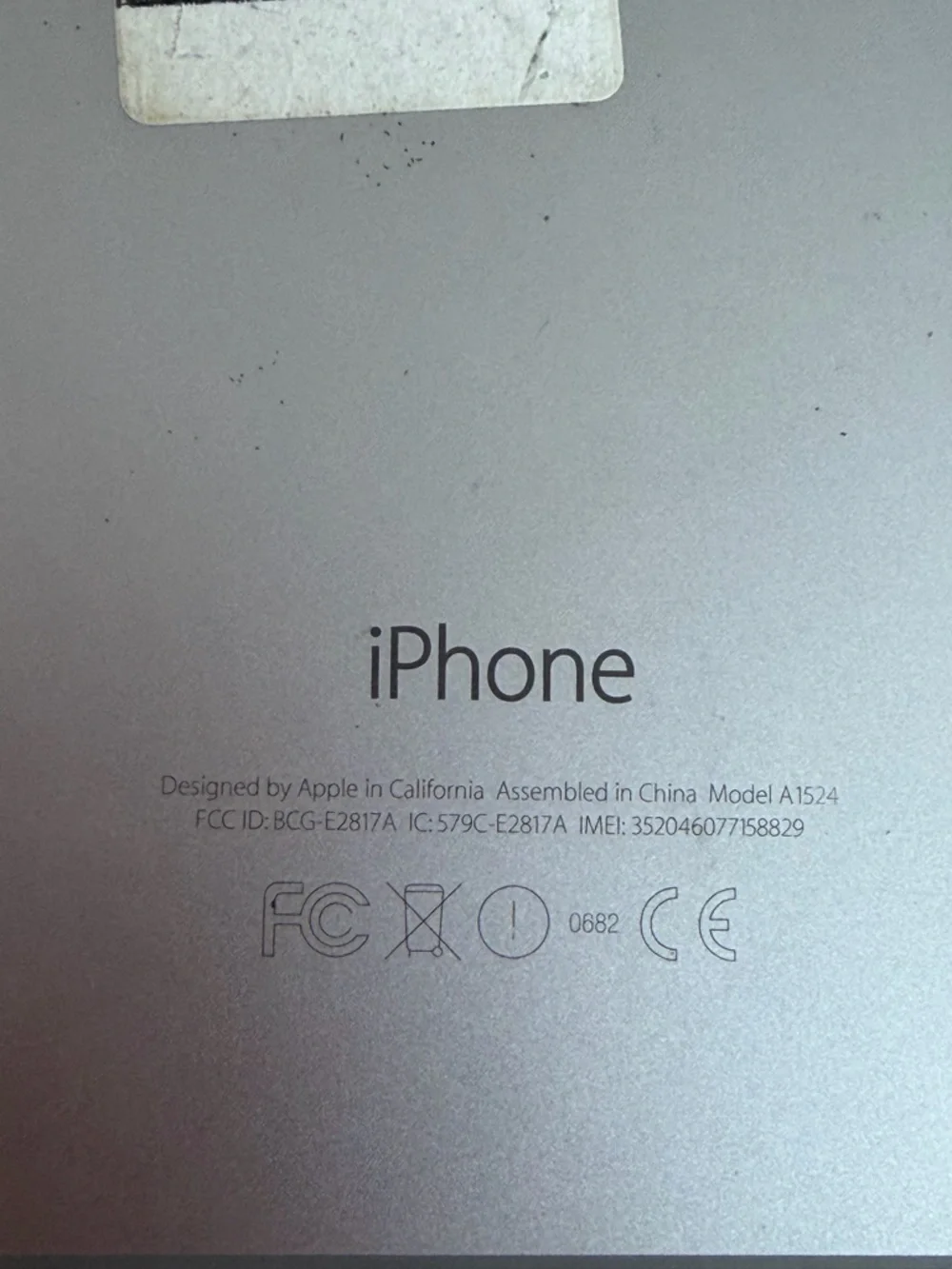 Apple iPhone 6 Plus 64GB Model A1524 LOCKED FOR PARTS